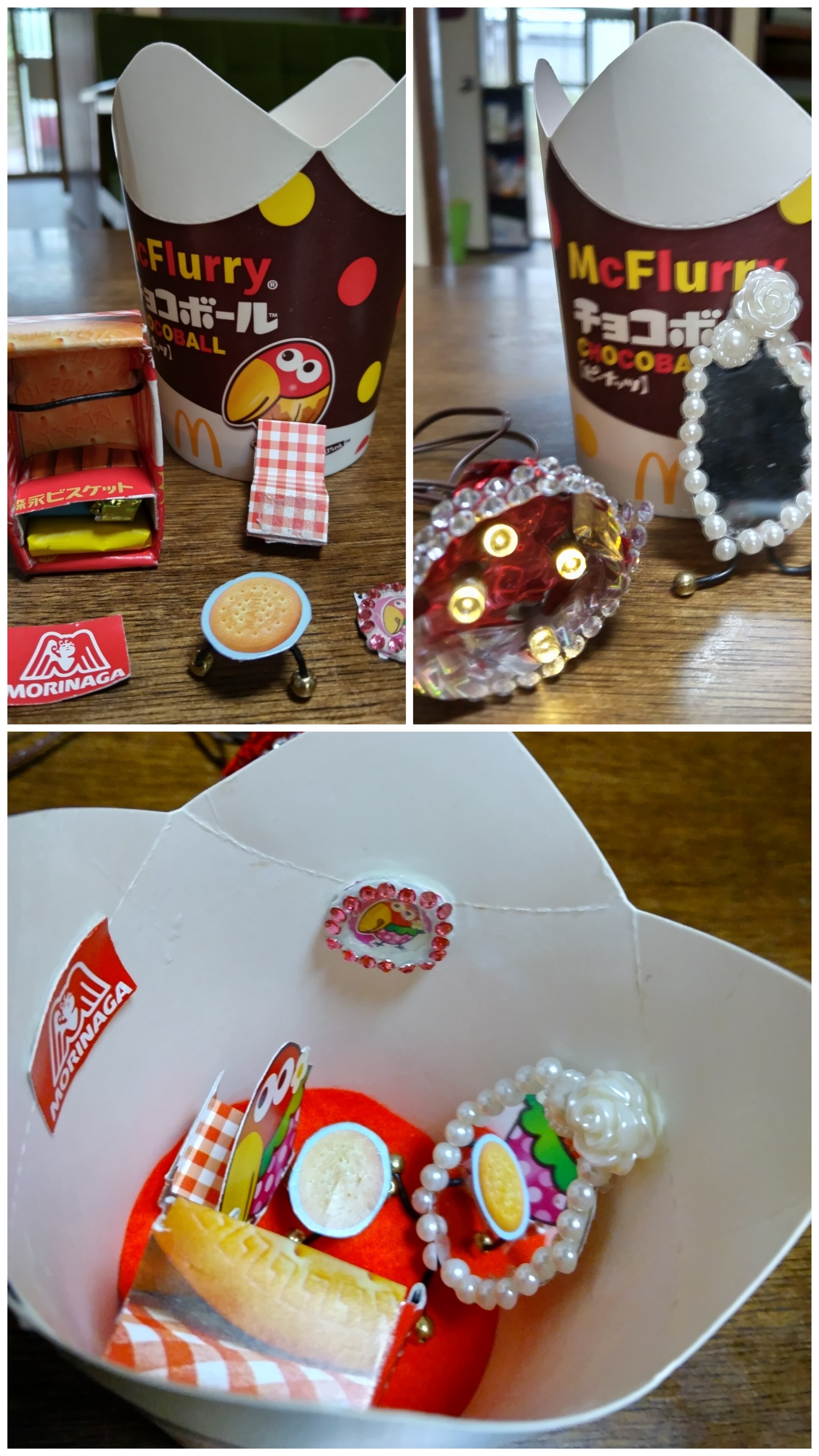森永製菓空き箱アートで前回、マックとのコラボ商品、McFlurry チョコ